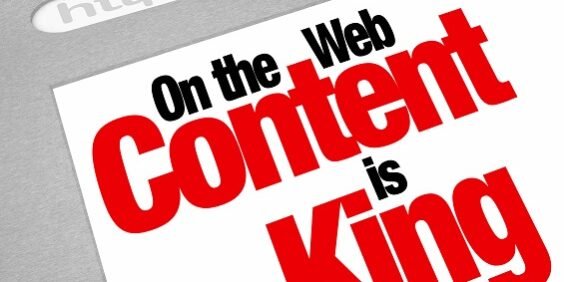 Content Is King Website Screen Increase Traffic More Articles Fe